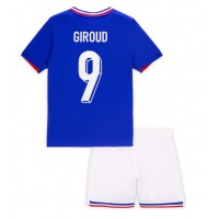 Frankrike Olivier Giroud #9 Hemmatröja Barn EM 2024 Kortärmad (+ Korta byxor)